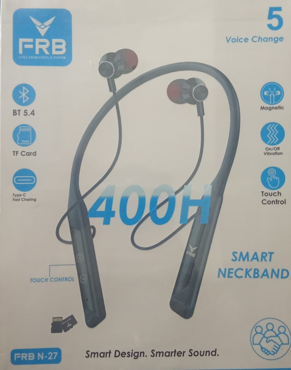 FRB-N27 Wireless Neckband – 400h - Image 3