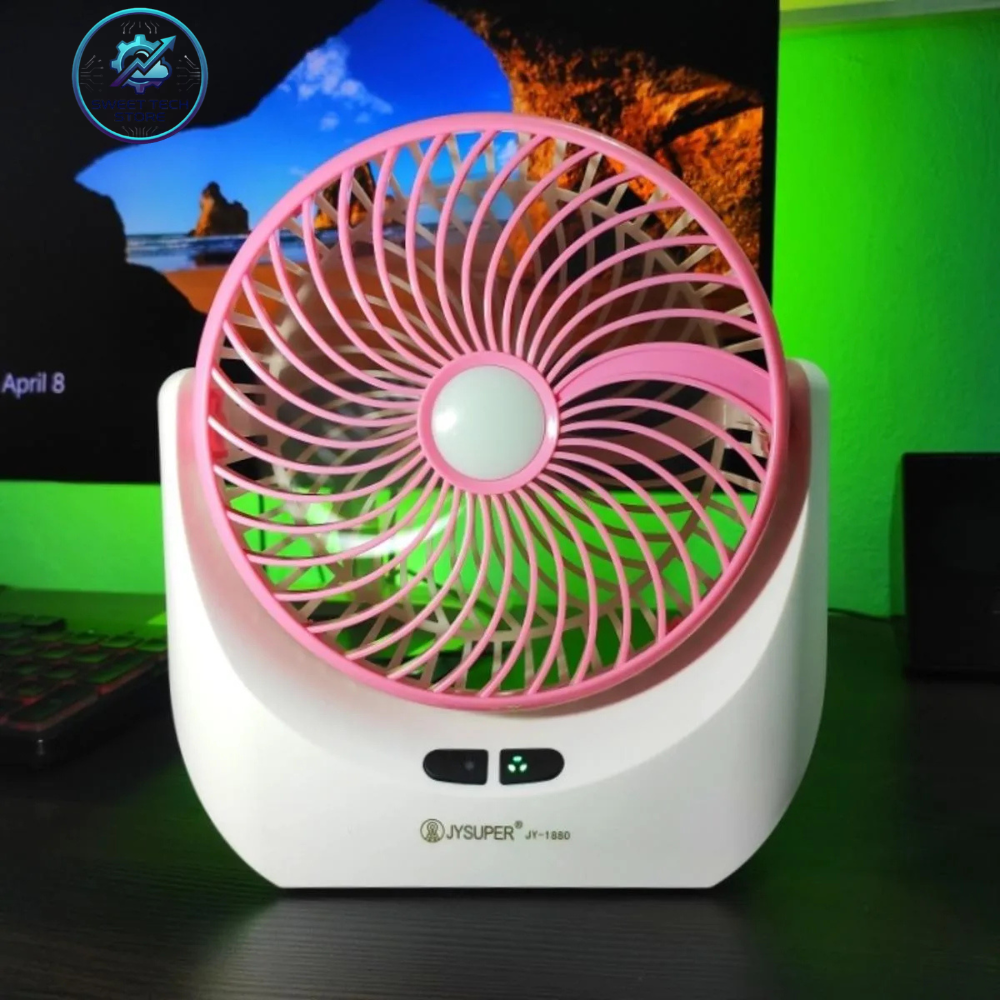 JY SUPER 1880 rechargeable fan